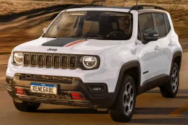 Jeep Renegade Trailhawk T270 1.3 TB Flex Aut 2024 – Diagonal Frontal · Foto: Jeep