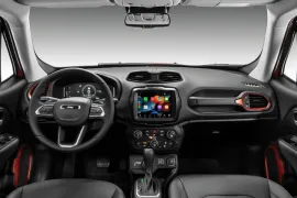 Jeep Renegade Trailhawk T270 1.3 TB Flex Aut 2024 – Painel · Foto: Jeep