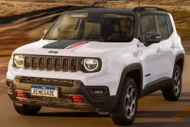 Jeep Renegade Trailhawk T270 1.3 TB Flex Aut 2025 – Diagonal Frontal · Foto: Jeep