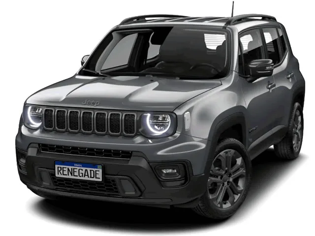 Jeep Renegade Lo. Night Eagle 1.3 TB Flex Aut 2025 – Diagonal Frontal · Foto: Jeep