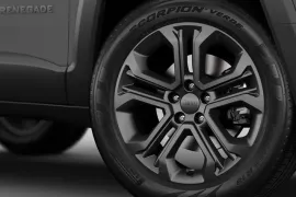 Jeep Renegade Lo. Night Eagle 1.3 TB Flex Aut 2025 – Roda · Foto: Jeep