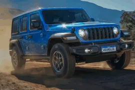 Jeep Wrangler Rubicon 2.0 Turbo 2024 – Diagonal Frontal · Foto: Jeep