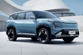 Kia EV5 Land (Elétrico) 2025 – Diagonal Frontal · Foto: Kia