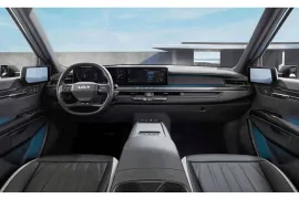 Kia EV9 GTL (Elétrico) 2026 – Interior · Foto: Kia