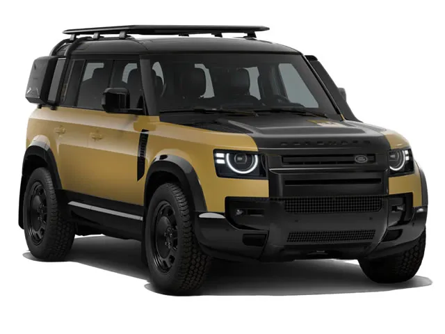 Land Rover Defender 110 TROPHY Edition 3.0 D350 4X4 Aut 2026 – Diagonal Frontal · Foto: Land Rover