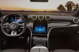 Mercedes-Benz C-63 AMG S E Performance Aut.(Híbrido) 2025 – Painel · Foto: Mercedes-Benz