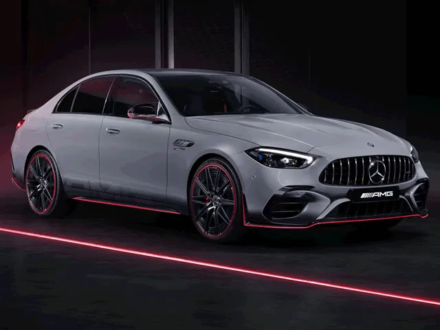 Mercedes-Benz C-63 AMG S E Perf. F1 Ed. Aut.(Híbrido) 2024 – Diagonal Frontal · Foto: Mercedes-Benz
