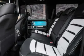 Mercedes-Benz G-63 AMG 4M 4.0 V8 Bi-TB Aut. (Híb.) 2025 – Bancos de Trás · Foto: Mercedes-Benz