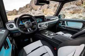 Mercedes-Benz G-63 AMG 4M 4.0 V8 Bi-TB Aut. (Híb.) 2025 – Painel · Foto: Mercedes-Benz