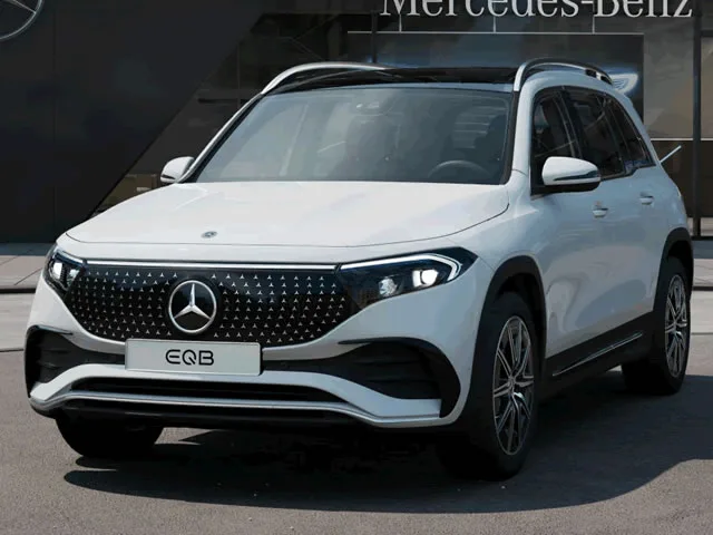 Mercedes-Benz EQB 350 4MATIC AMG Line (Elétrico) 2024 – Diagonal Frontal · Foto: Mercedes-Benz