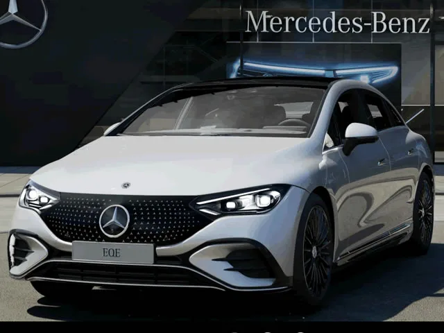 Mercedes-Benz EQE 300 AMG Line (Elétrico) 2024 – Diagonal Frontal · Foto: Mercedes-Benz