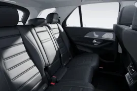 Mercedes-Benz GLE-450 4MATIC 3.0 V6 Diesel (Híb) 2025 – Bancos de Trás · Foto: Mercedes-Benz