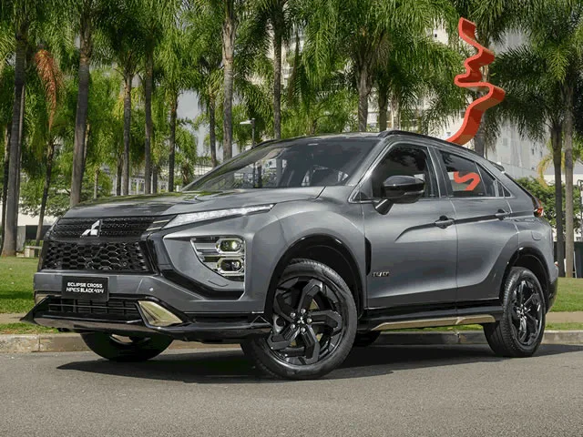 Mitsubishi Eclipse Cross HPE-S Black 1.5 16V AWC TB 165cv Aut 2026 – Diagonal Frontal · Foto: Mitsubishi