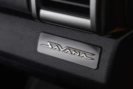 Mitsubishi Triton Savana 2.4 CD 4x4 TB Diesel Aut 2026 – Detalhe Interno · Foto: Mitsubishi