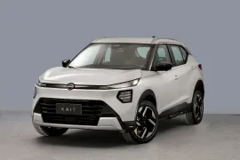 Nissan Kait Exclusive 1.6 16v Aut 2027 – Diagonal Frontal · Foto: Nissan