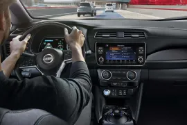 Nissan Leaf ZE 2025 – Painel · Foto: Nissan