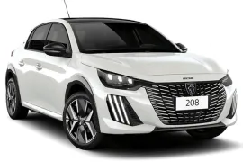 Peugeot 208 GT 1.0 Turbo Flex 5p Aut 2025 – Diagonal Frontal · Foto: Peugeot