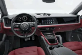 Porsche Cayenne Turbo E-Hybrid 4.0 V8 2026 – Painel · Foto: Porsche