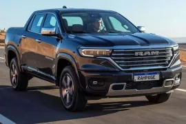RAM RAMPAGE LARAMIE 2.0 TURBO CD 4X4 Aut 2027 – Diagonal Frontal · Foto: Ram