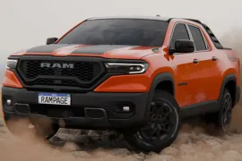 RAM RAMPAGE REBEL IGNIT. 2.0 TB CD 4X4 Aut 2024 – Diagonal Frontal · Foto: Ram