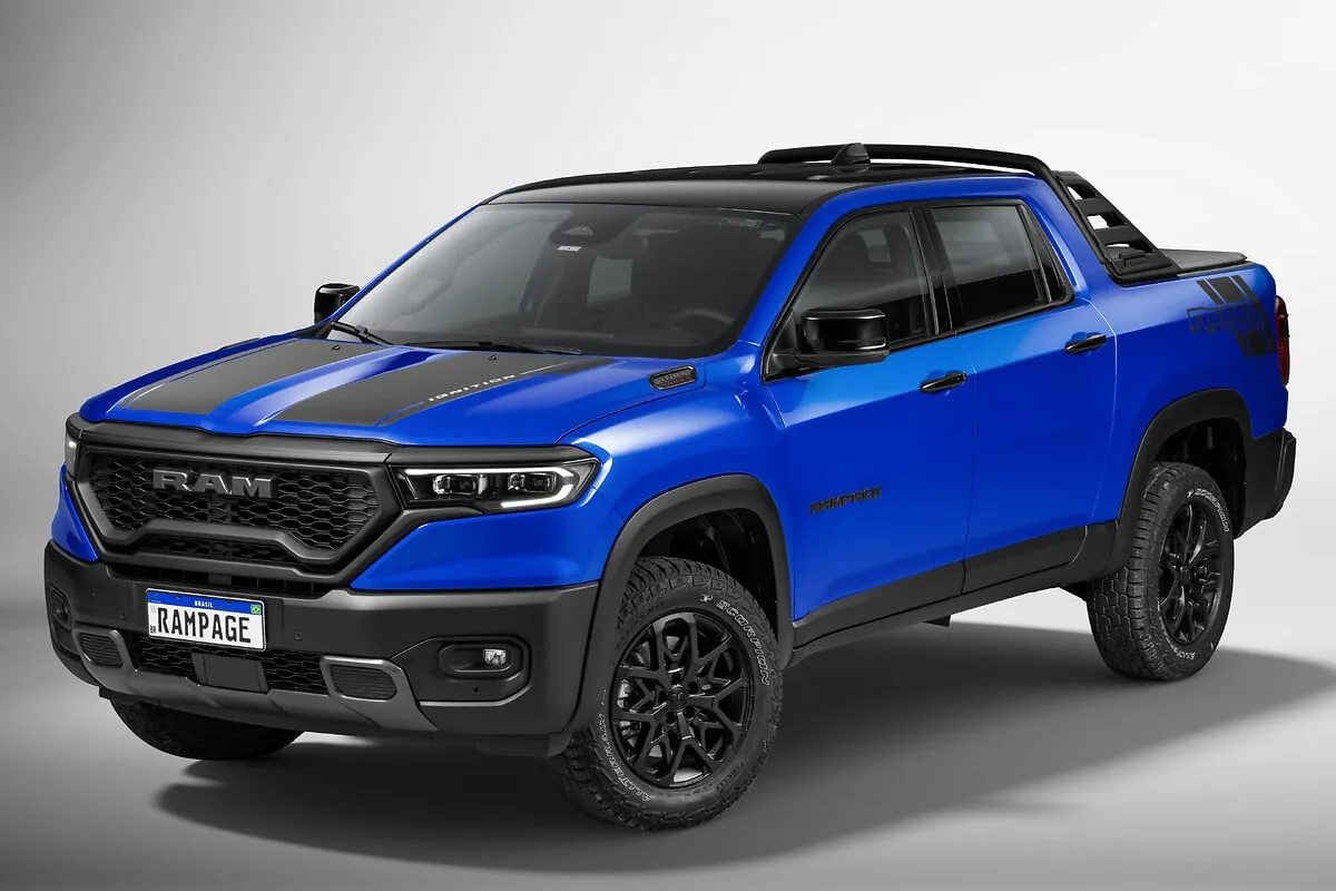 RAM RAMPAGE REBEL IGNITION 2.0 TB CD 4X4 Aut 2027 – Diagonal Frontal · Foto: Ram