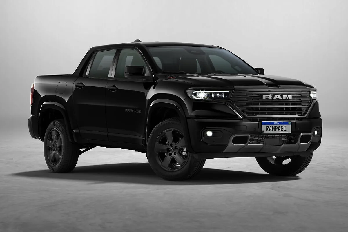 RAM Rampage page Night Edition 2.0 2025 – Diagonal Frontal · Foto: Ram