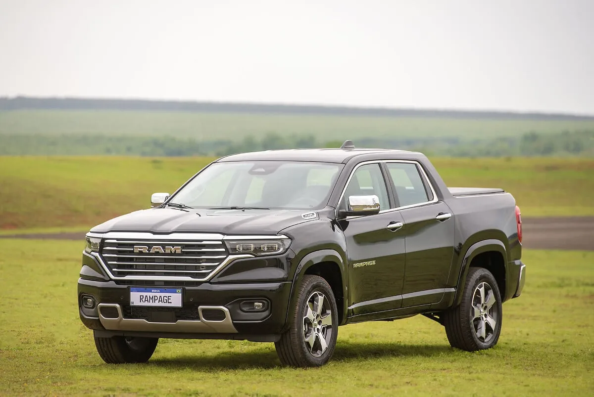 RAM RAMPAGE LARAMIE 2.2 TB CD 4X4 Die. Aut 2025 – Diagonal Frontal · Foto: Ram/Stellantis