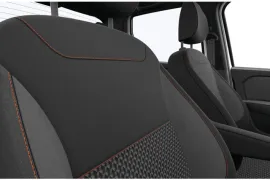 Renault Oroch Iconic 1.6 2027 – Bancos da Frente · Foto: Renault