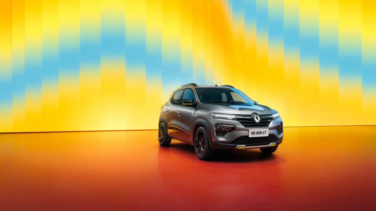 Renault KWID Iconic 1.0 Flex 12V 5p Mec 2025 – Diagonal Frontal · Foto: Renault