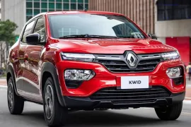Renault Kwid Intense 1.0 2026 – Diagonal Frontal · Foto: Renault