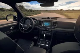 Volkswagen Amarok Extreme 3.0 V6 4x4 AT CD 2026 – Painel · Foto: Volkswagen