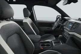 Volkswagen Amarok Highline 3.0 V6 4x4 AT CD 2025 – Bancos da Frente · Foto: Volkswagen