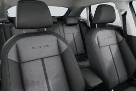 Volkswagen Nivus Comfortline 1.0 TSi 2025 – Bancos da Frente · Foto: Volkswagen