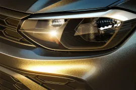 Volkswagen Polo Track 1.0 2026 – Farol · Foto: Volkswagen