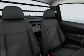 Volkswagen Saveiro Trendline 1.6 16V CS 2027 – Bancos da Frente · Foto: Volkswagen