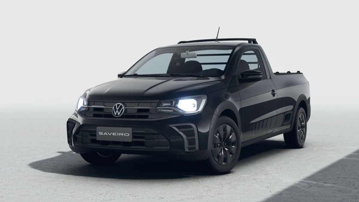 Volkswagen Saveiro Trendline 1.6 16V CS 2027 – Diagonal Frontal · Foto: Volkswagen
