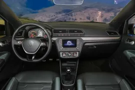 Volkswagen Saveiro Extreme 1.6 16V CD 2026 – Interior · Foto: Volkswagen