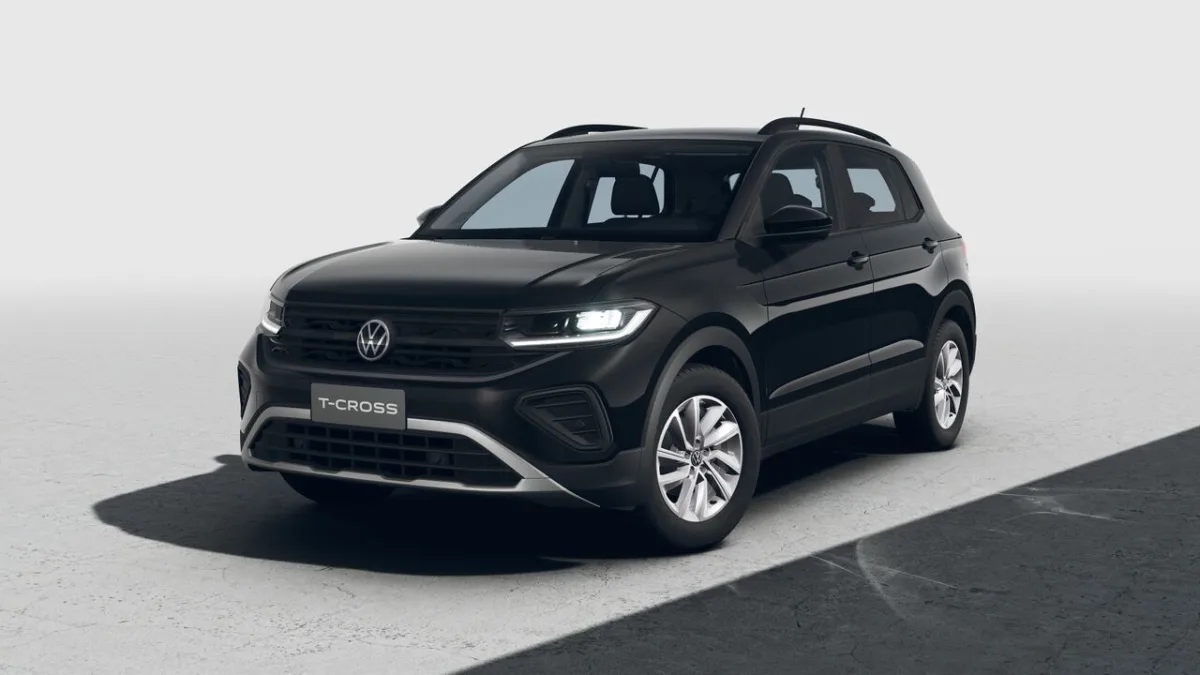 Volkswagen T-cross 1.0 TSi AT 2027 – Diagonal Frontal · Foto: Volkswagen