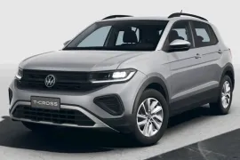 Volkswagen T-cross 1.0 TSi AT 2026 – Diagonal Frontal · Foto: Volkswagen