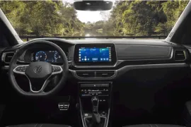 Volkswagen T-Cross Ext. 250 TSI 1.4 Flex 16V 5p Aut 2026 – Interior · Foto: Volkswagen