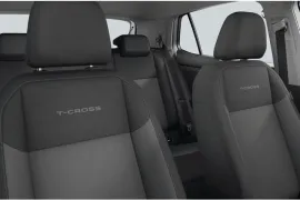 Volkswagen T-cross Sense 1.0 TSi 2025 – Bancos da Frente · Foto: Volkswagen