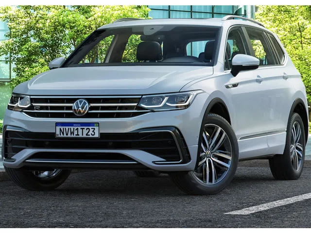 Volkswagen Tiguan Allspace R-Line 2.0 TSi 2025 – Diagonal Frontal · Foto: Volkswagen