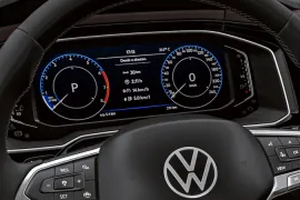 Volkswagen Virtus Highline 1.0 TSi 2026 – Painel · Foto: Volkswagen