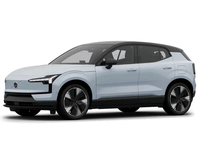 Volvo EX30 E60 Twin Ultra AWD 2026 – Diagonal Frontal · Foto: Volvo
