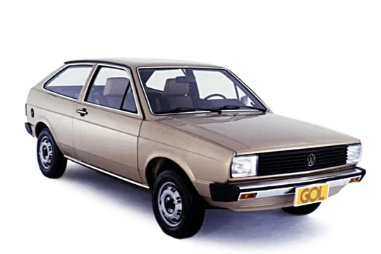 O Volkswagen Gol L 1980, com o motor 1.3 a ar