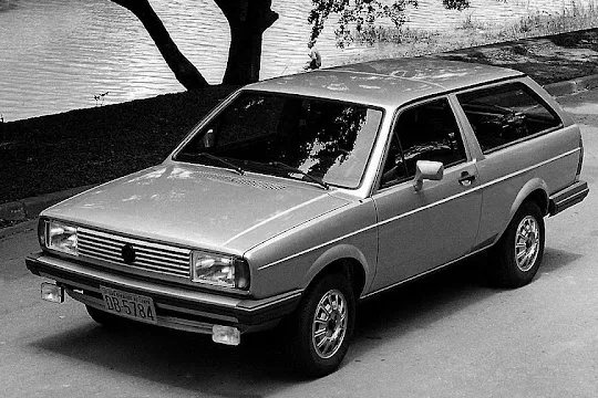 A Volkswagen Parati, em foto de divulgação dos anos 1980
