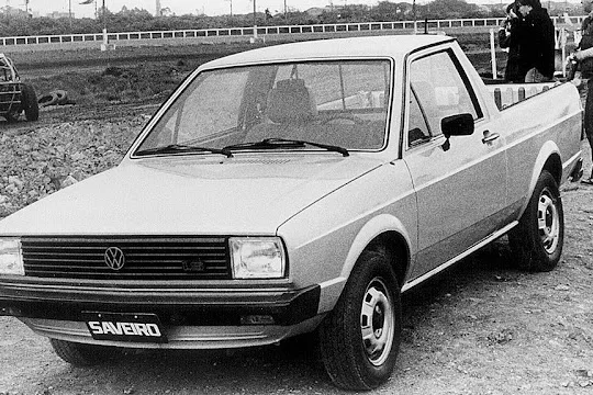A Volkswagen Saveiro, em foto de divulgação do lançamento